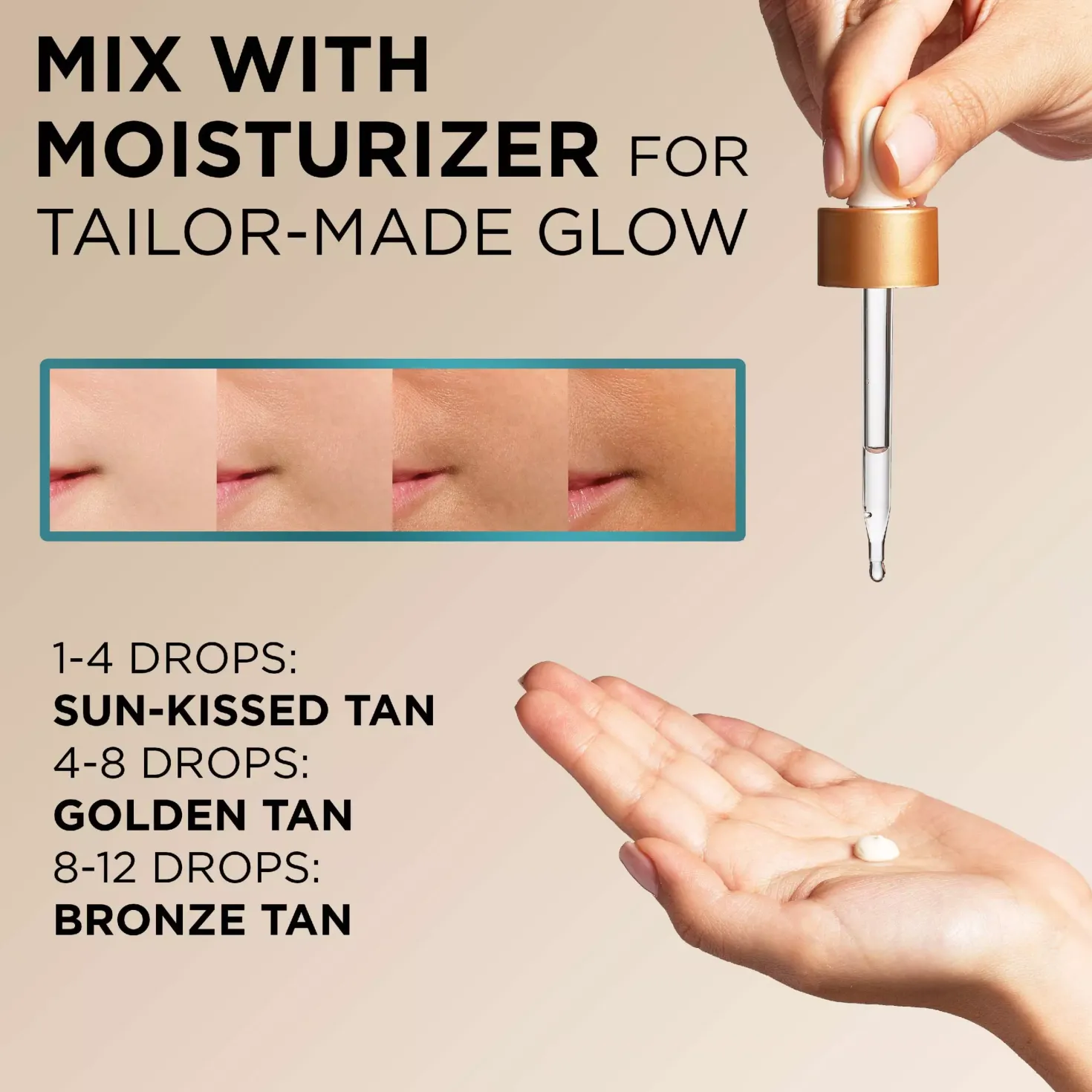 GarnierAmbre Solaire Natural Bronzer Self Tan Face Drops 30 ml