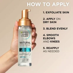 GarnierAmbre Solaire Natural Bronzer Self-Tan Mousse For Normal Skin Medium 200 ml