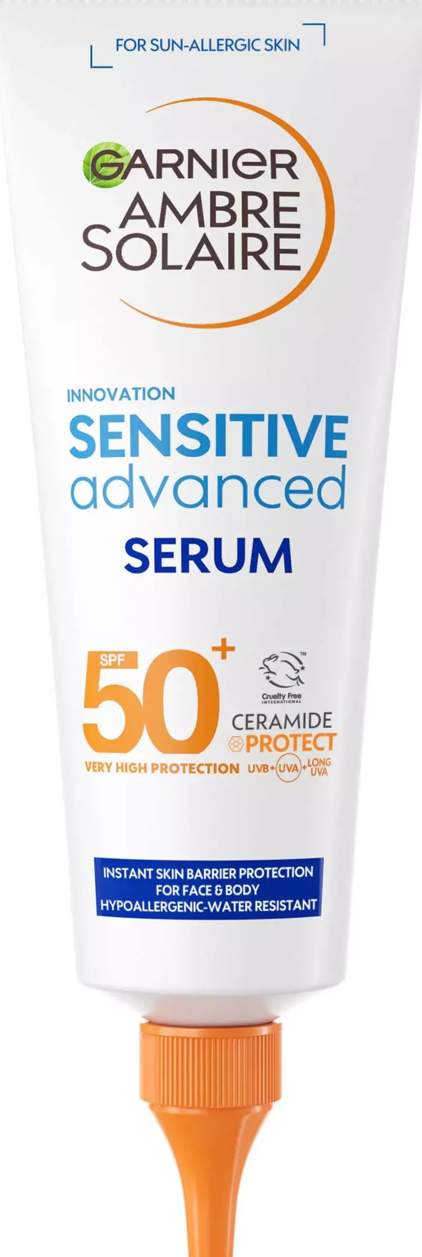 GarnierAmbre Solaire Sensitive Advanced Body Serum SPF50+ for Sensitive Skin 125 ml