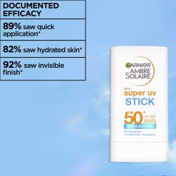 GarnierAmbre Solaire Super UV Invisible Stick SPF50+ For Normal Skin 18 g