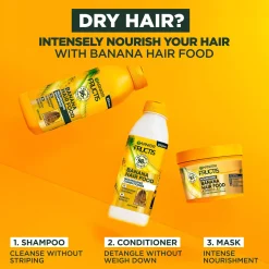 GarnierFructis Banana Hair Food Nourishing Shampoo 350 ml