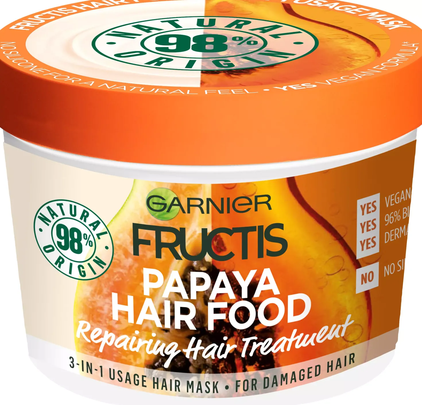 GarnierFructis Papaya Hair Food Repairing Multi-Use Treatment 400 ml