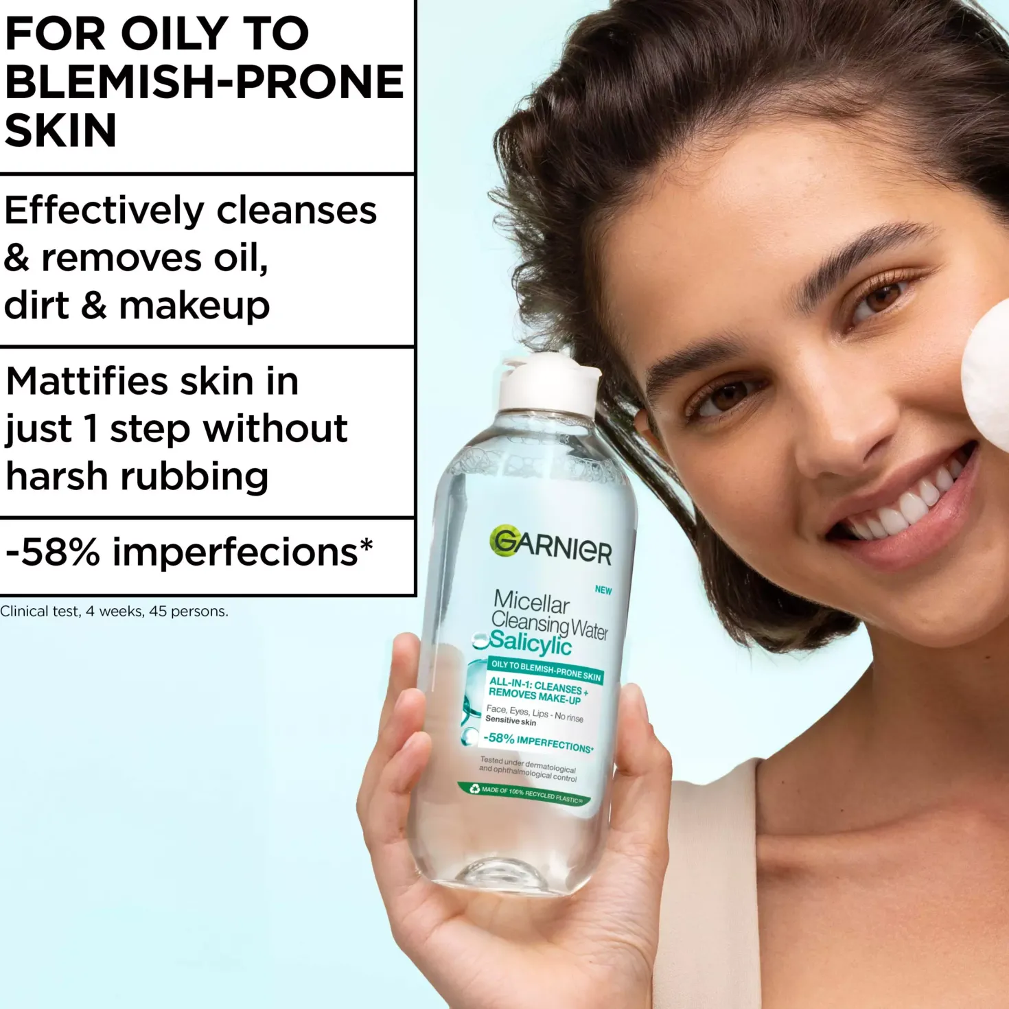 Garnier Micellar Cleansing Water Salicylic 400 ml