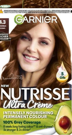 Garnier Nutrisse Ultra Créme Permanent Color 3.6 Darkest Auburn Brown