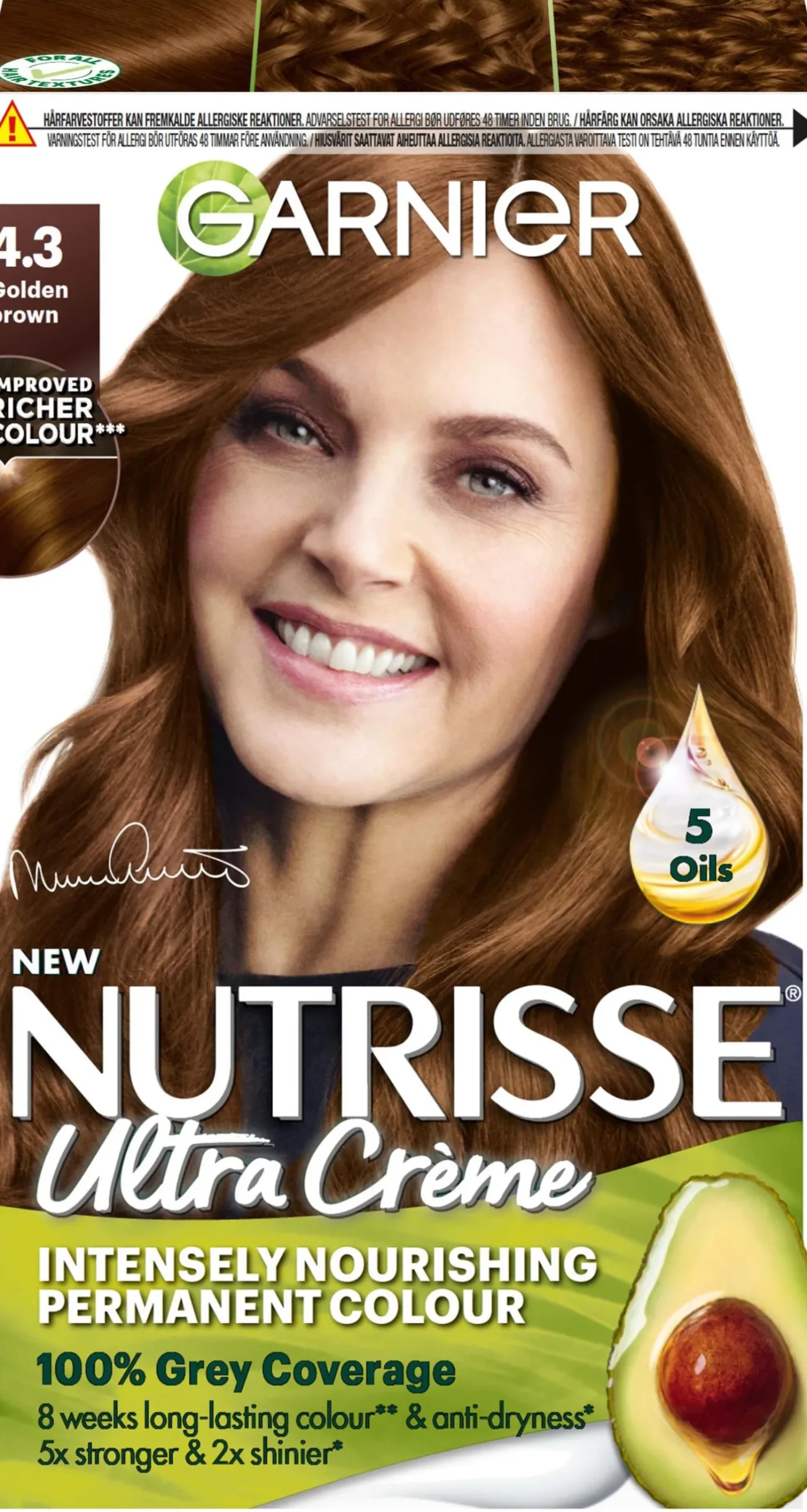 Garnier Nutrisse Ultra Créme Permanent Color 3.6 Darkest Auburn Brown
