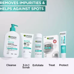 GarnierPureActive Salicylic In1 Anti-Pimple Clay Cleanser For Impure Skin 150 ml