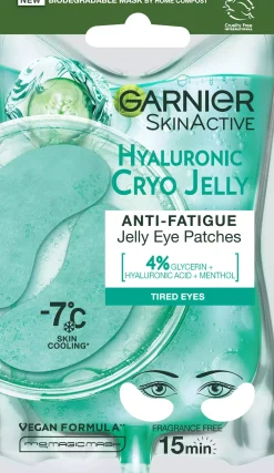 GarnierSkinActive Hyaluronic Cryo Jelly Eye Patches for Tired Eyes