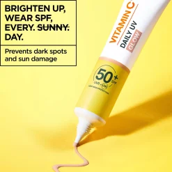 Garnier Vitamin C* Glow-Boosting Daily UV Fluid SPF50+ For Dull Skin Sheer Glow 40 ml