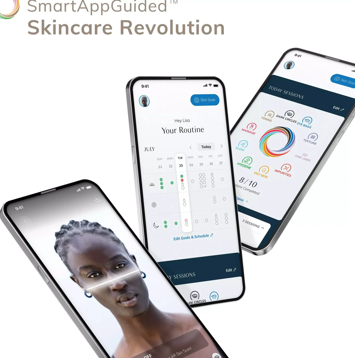 Geske4 in 1 Facial Brush Green