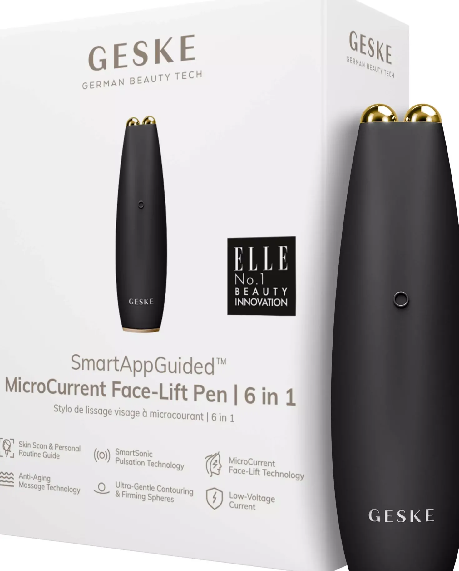 Geske 6 in 1 MicroCurrent Face-Lift Pen Magenta