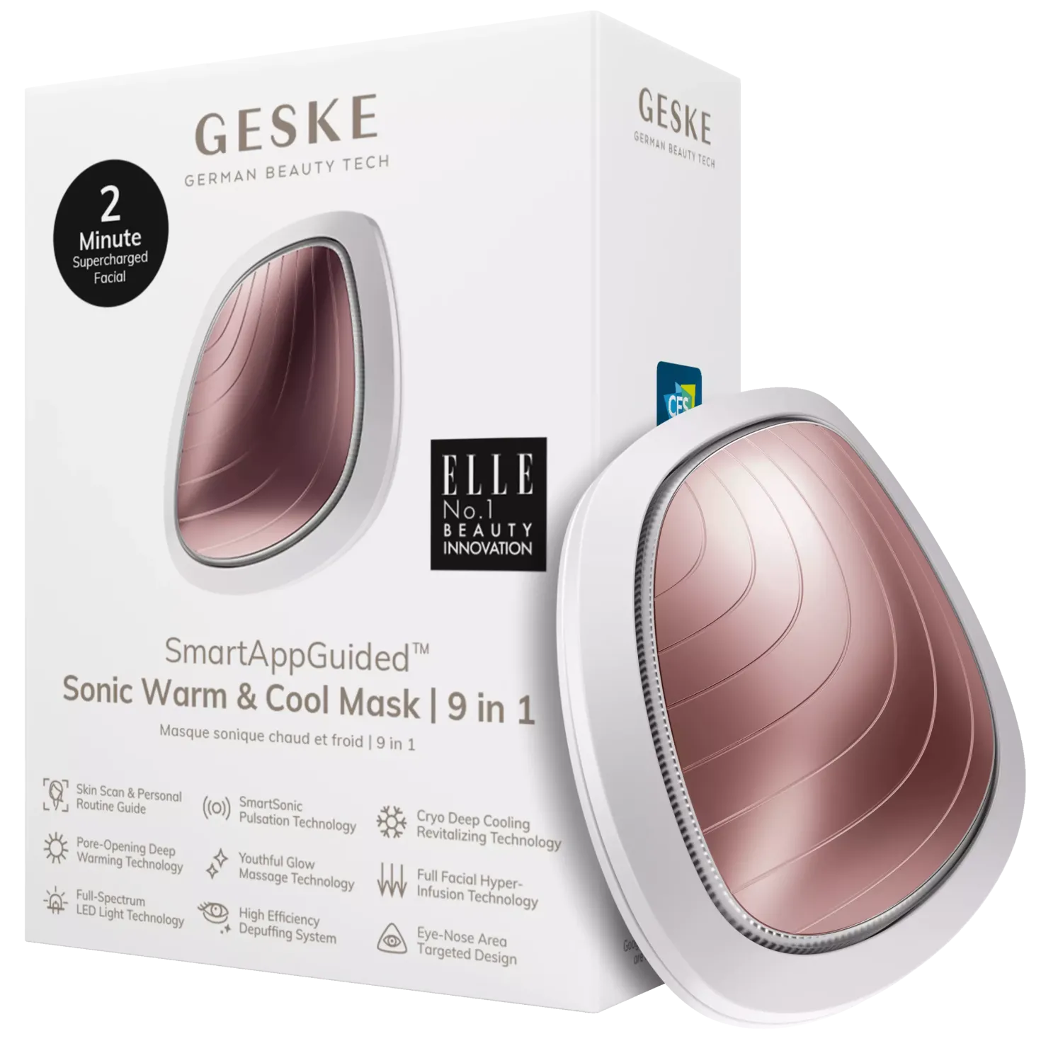 Geske9 in 1 Sonic Warm & Cool Mask Gray