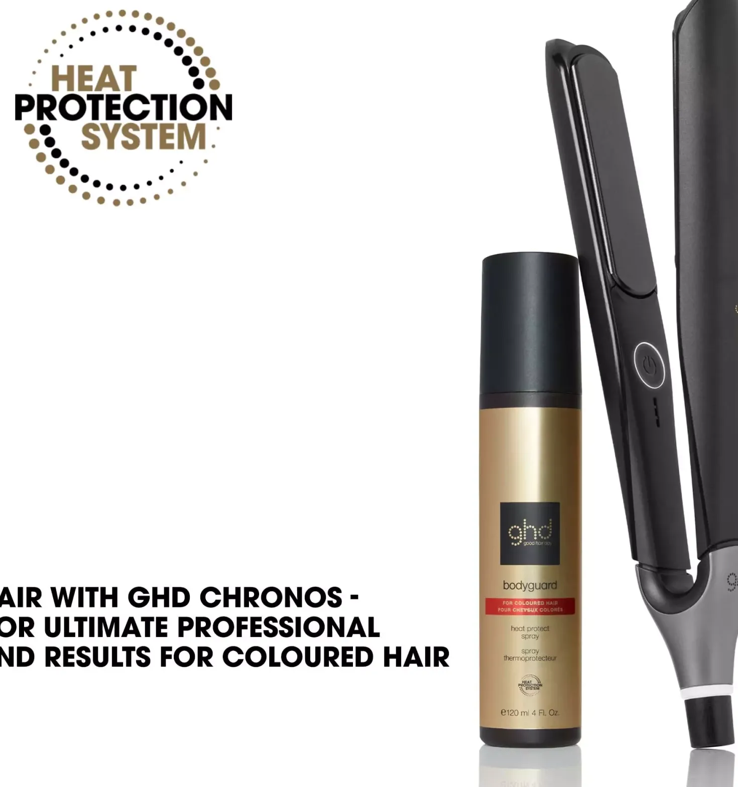 ghd Bodyguard Heat Protect Spray For Coloured Hair 120 ml