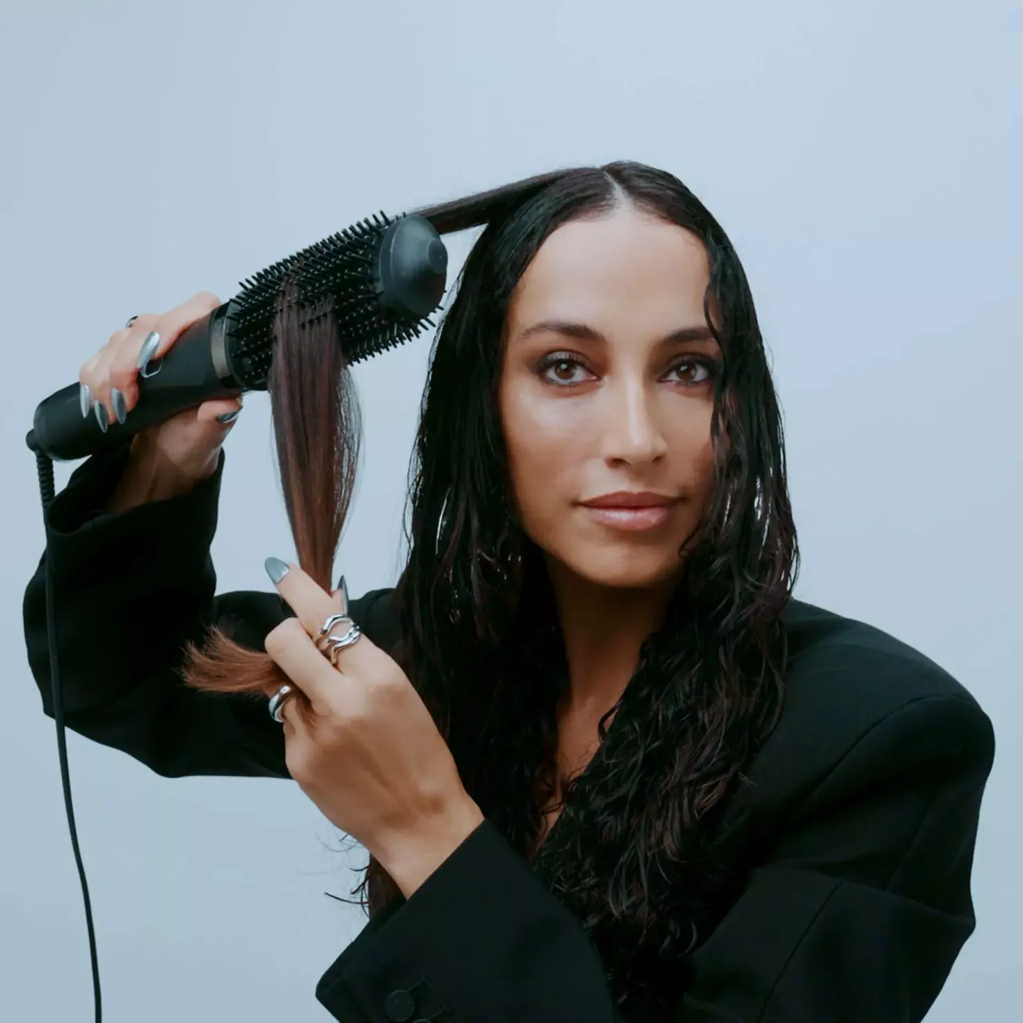 ghd Duet Blow Dry - 2-in-1 Hair Dryer Brush Black
