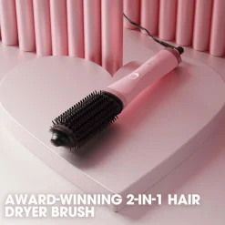 ghd Duet Blowdry Limited Edition Hair Dryer Brush in Dusted Pink