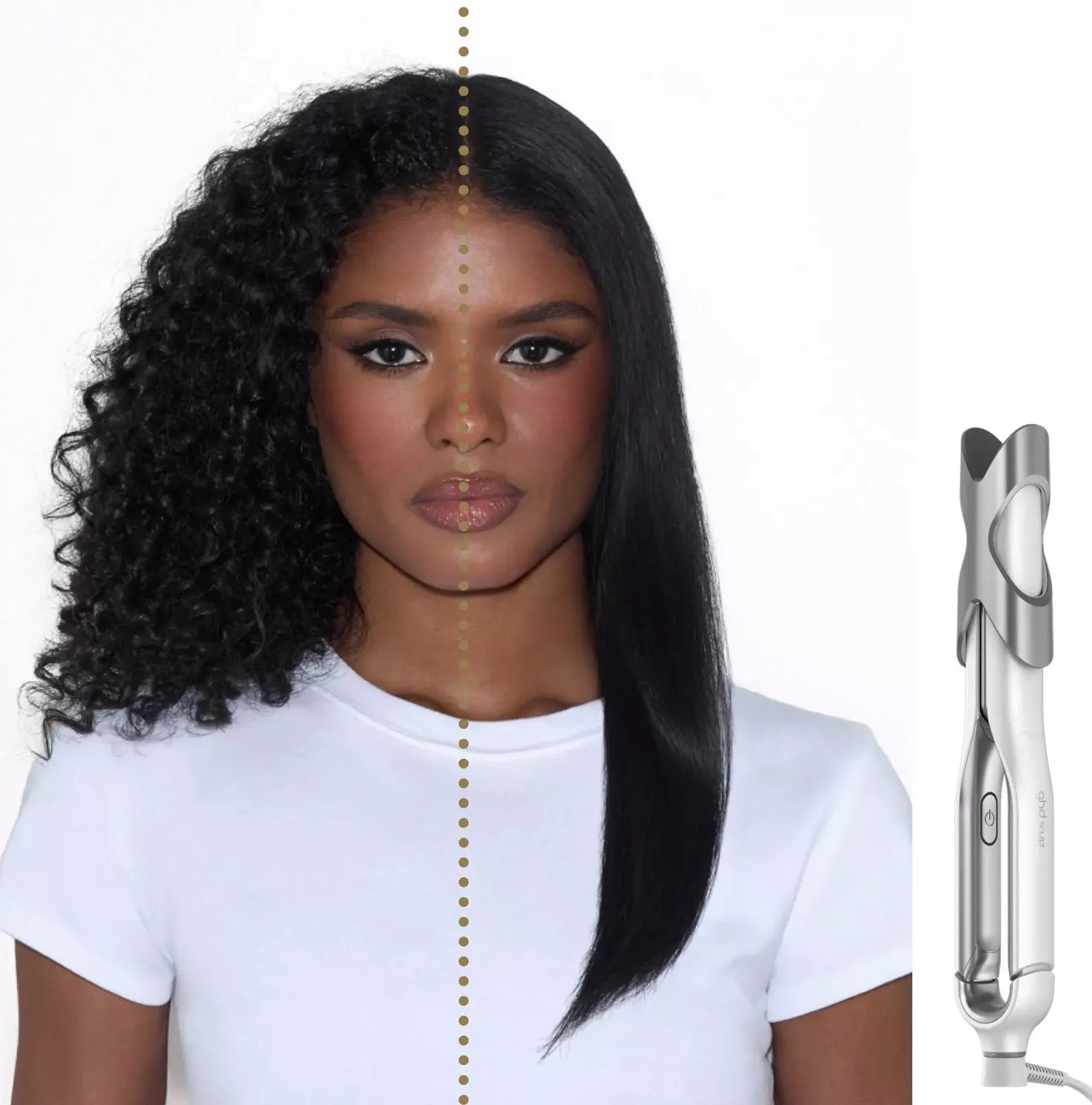 ghd Sculpt Interactive Hair Straightener White