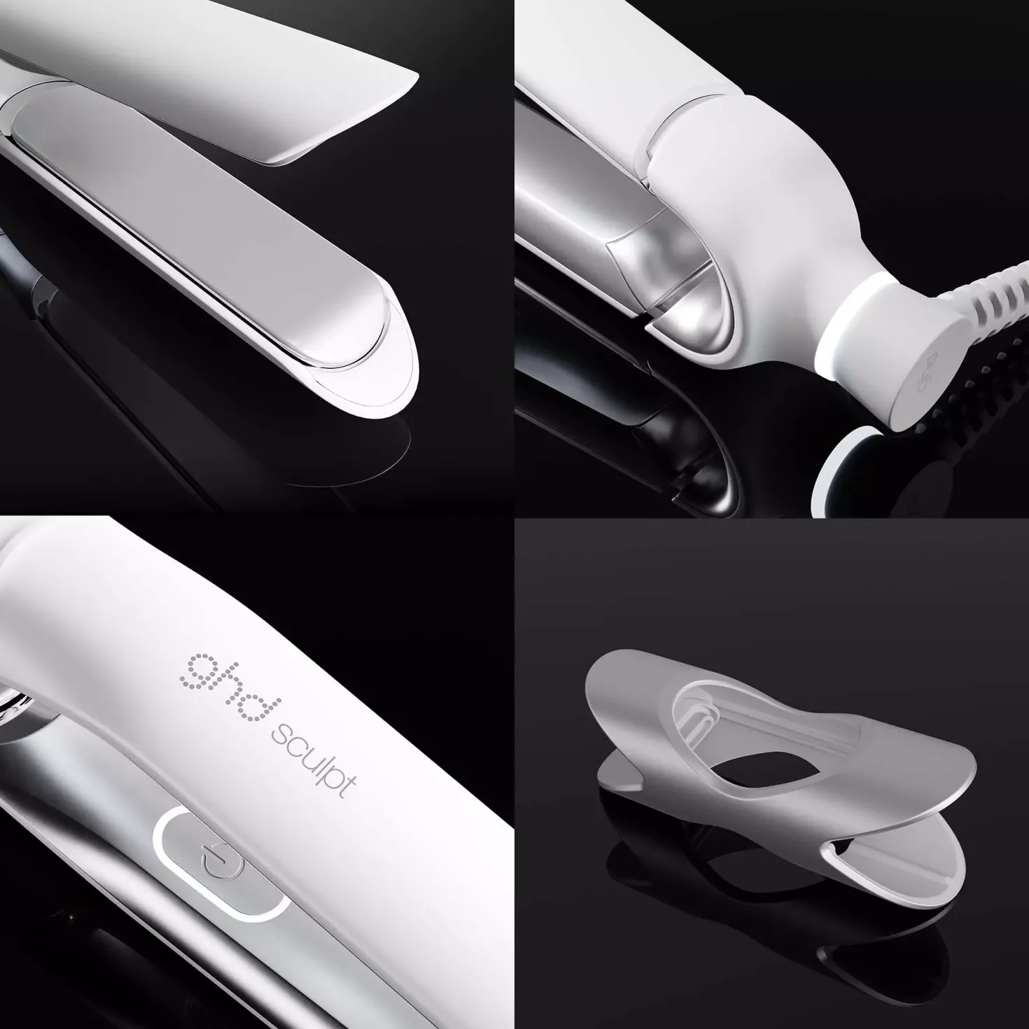 ghd Sculpt Interactive Hair Straightener White