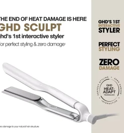ghd Sculpt Interactive Hair Straightener White