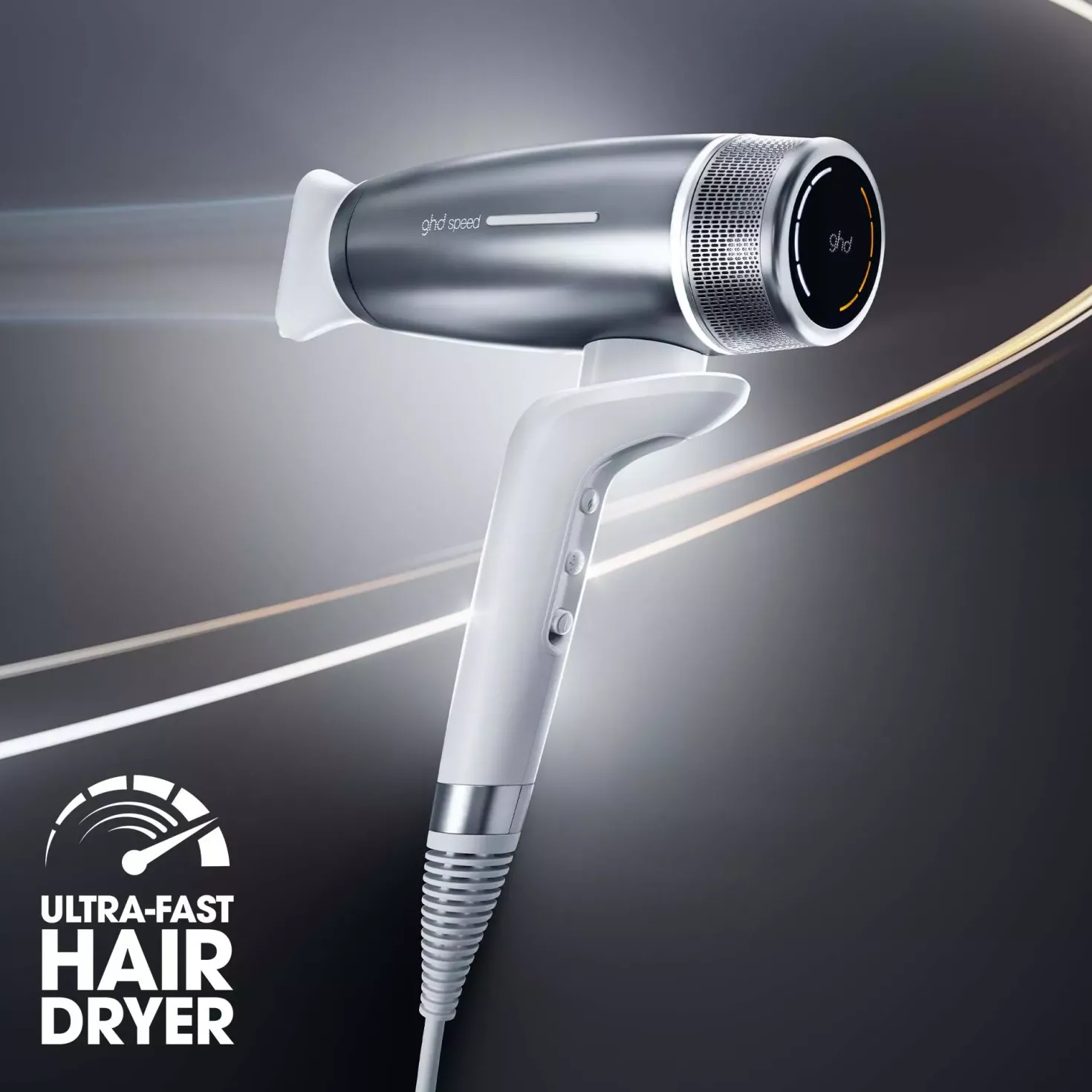 ghd Speed Silver White
