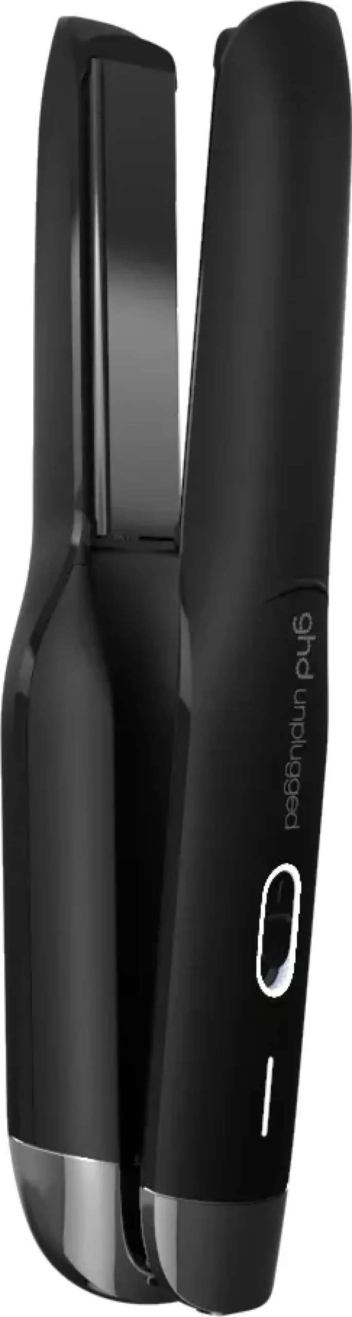 ghdUnplugged hair straightener in matte black