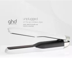 ghdUnplugged straightener in matte white