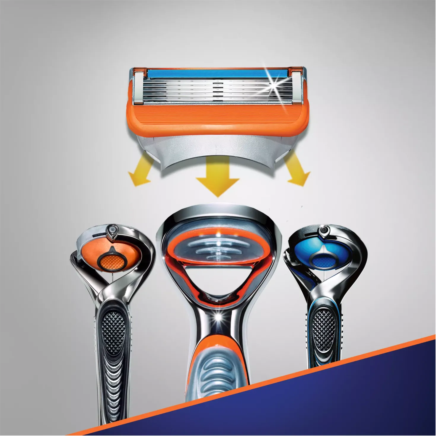 GilletteFusion5 Power Razor Blades 4-pack 4 stk