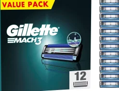 Gillette Mach3 Men’s Razor Blade Refills 12 Count