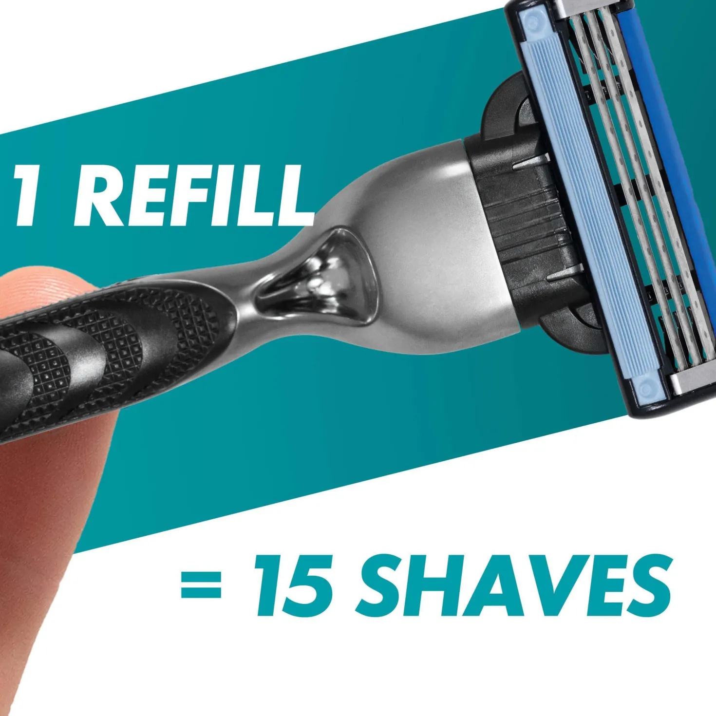 Gillette Mach3 Razor blades for men 12 count
