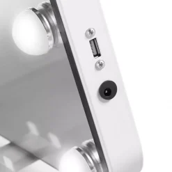 Gillian Jones Makeup Artist Mirror With 12 LED Bulbs And Smartphone Holder