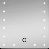 Gillian Jones Makeup Mirror With Led Light And Touch Function Black