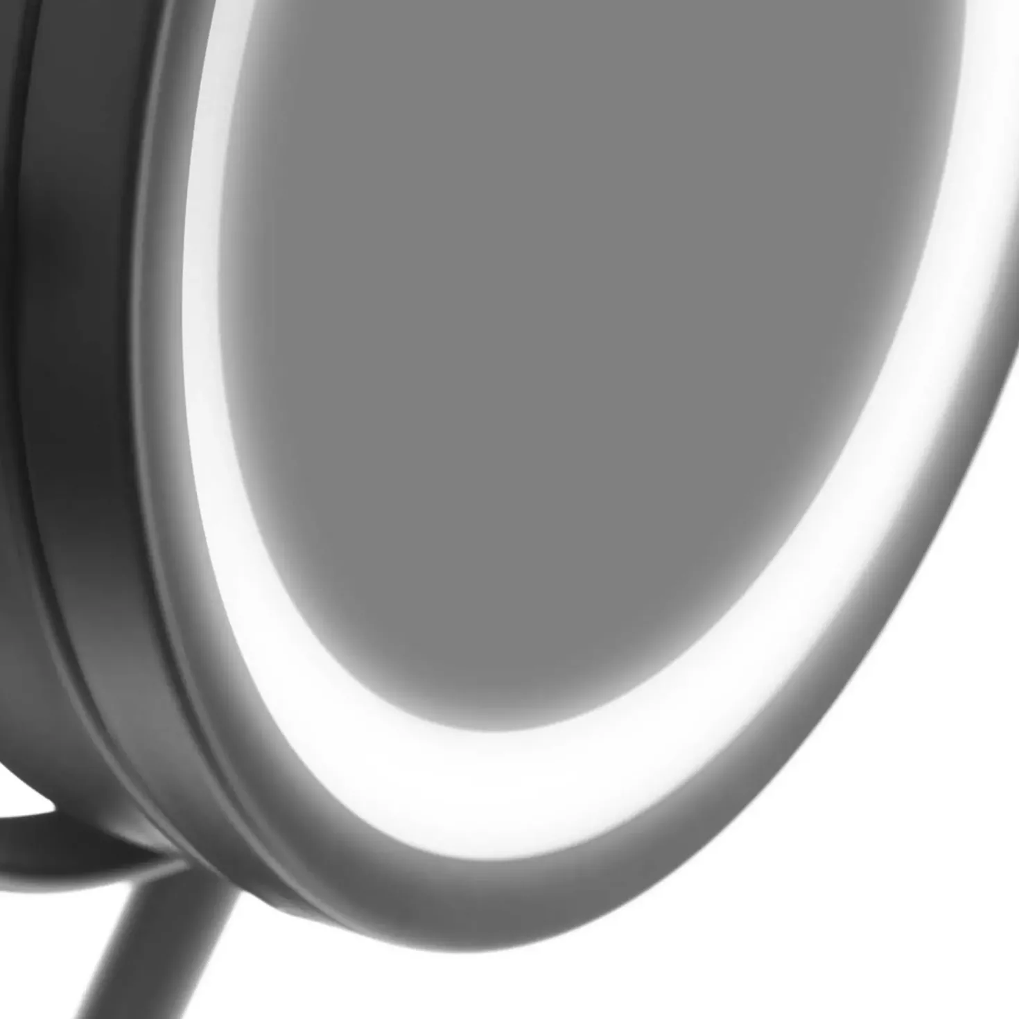 Gillian Jones Table Mirror With Led Light & X10 Magnification White