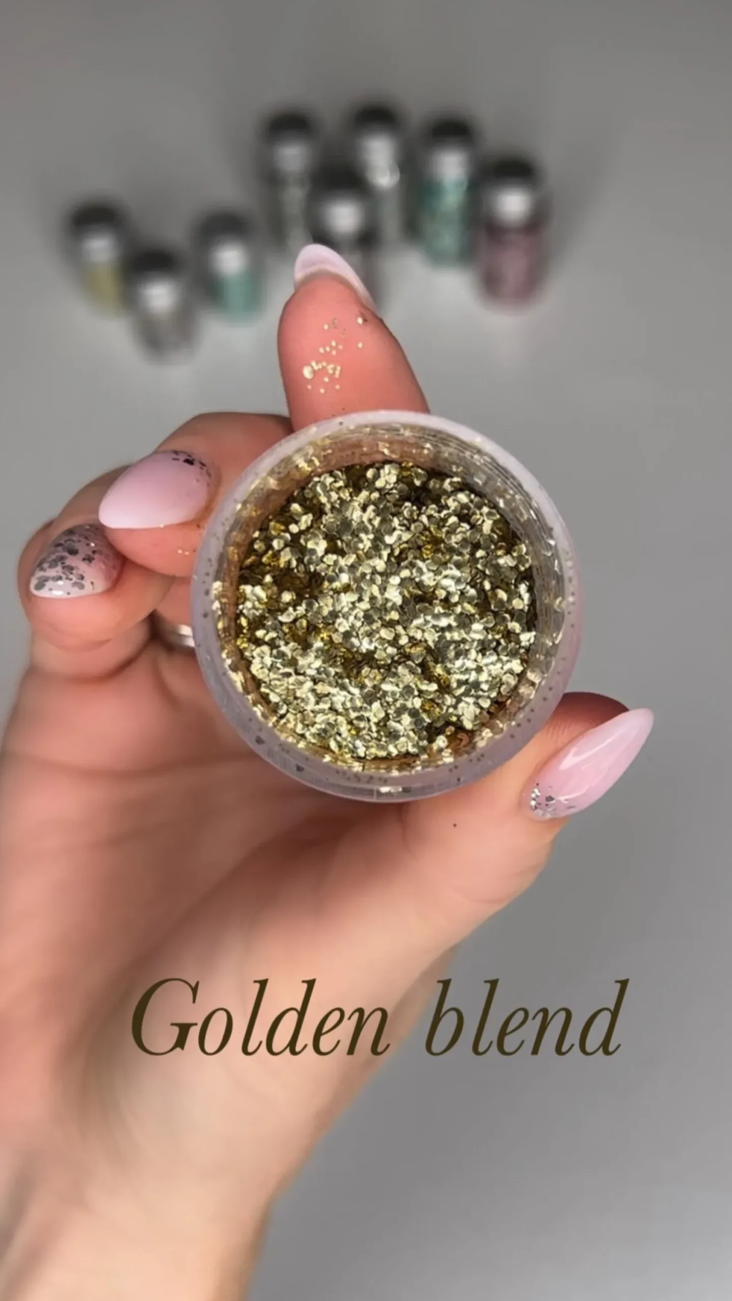 Glitter Eco Lovers Golden Blend hair glitter
