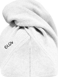 GLOV Ultra-Absorbent Premium Hair Towel Wrap Original White