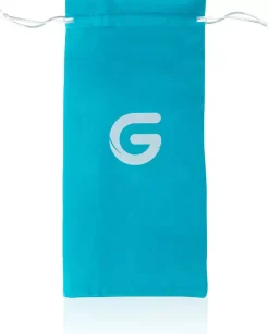 Gläs Blue Swirl Textured Sensual Glass Dildo