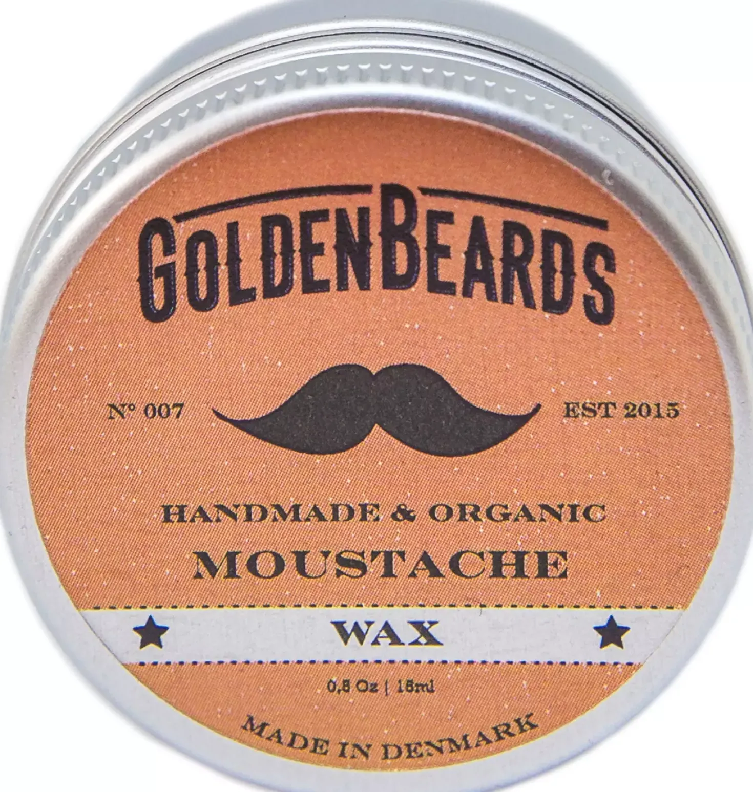 Golden Beards Organic Moustache Wax 15 ml