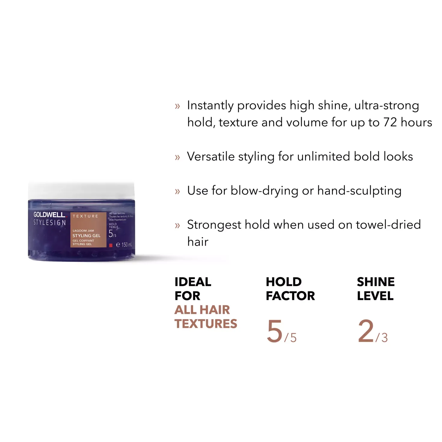 GoldwellStyleSign Texture Lagoom Jam Styling Gel 150 ml