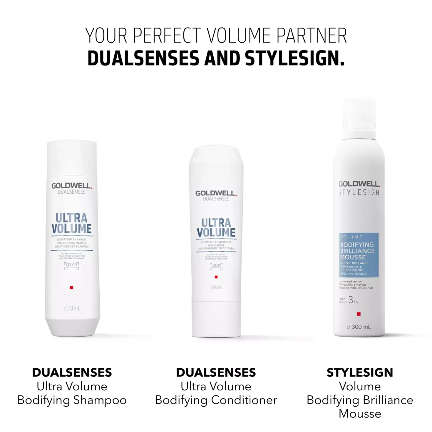 GoldwellStyleSign Volume Bodifying Brilliance Mousse 300 ml