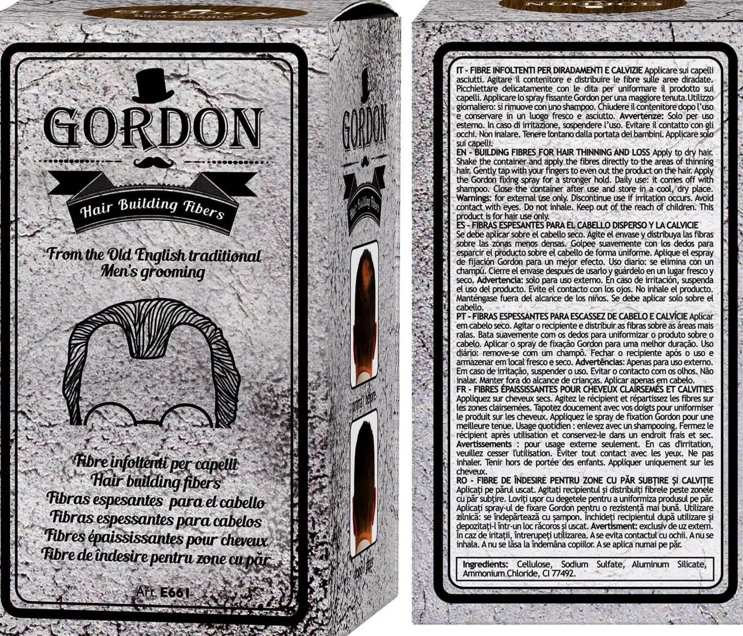 Gordon Hair Buidling Fibers Brown