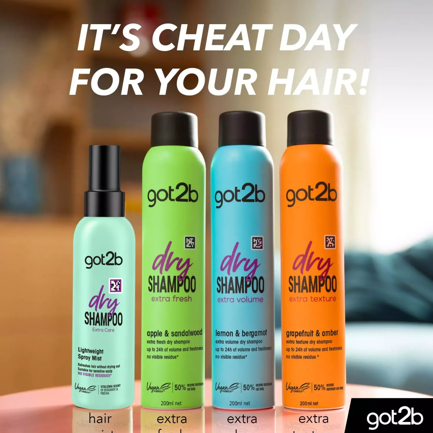 got2b Dry Shampoo Mist 150 ml