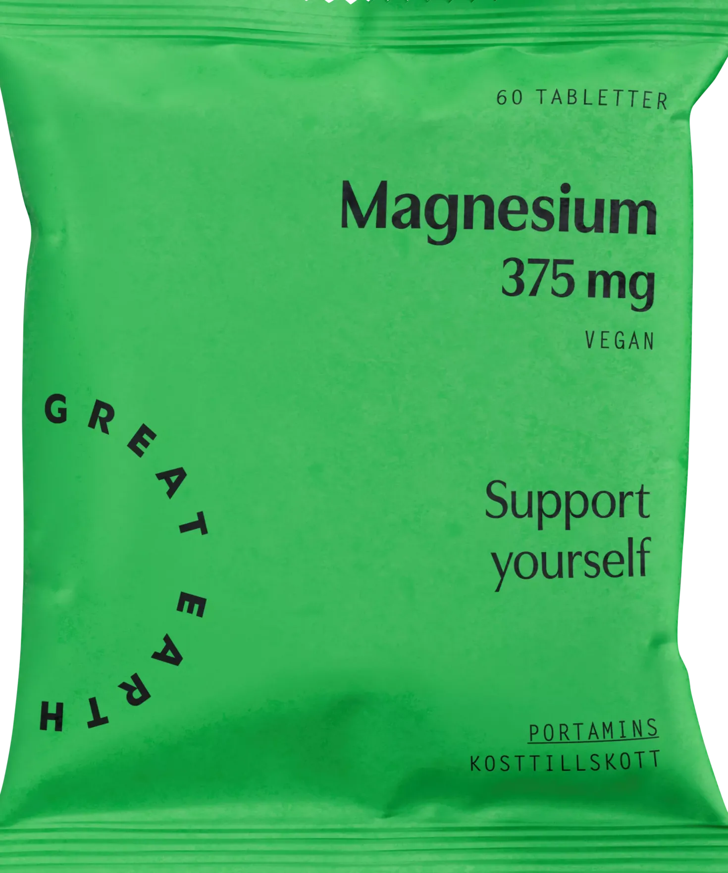 Great Earth Magnesium 375 mg 60 tab Refill