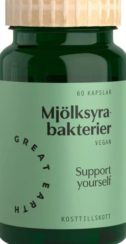 Great Earth Mjölksyrabakterier 60 stk