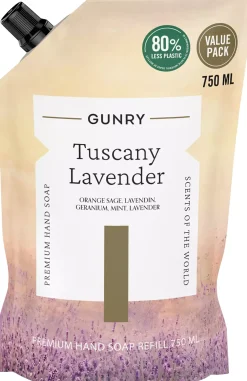 Gunry Hand Soap Refill SOTW Tuscany Lavender 750 ml