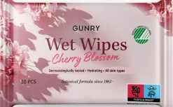 Gunry Wet Wipes Cherry Blossom 10 stk