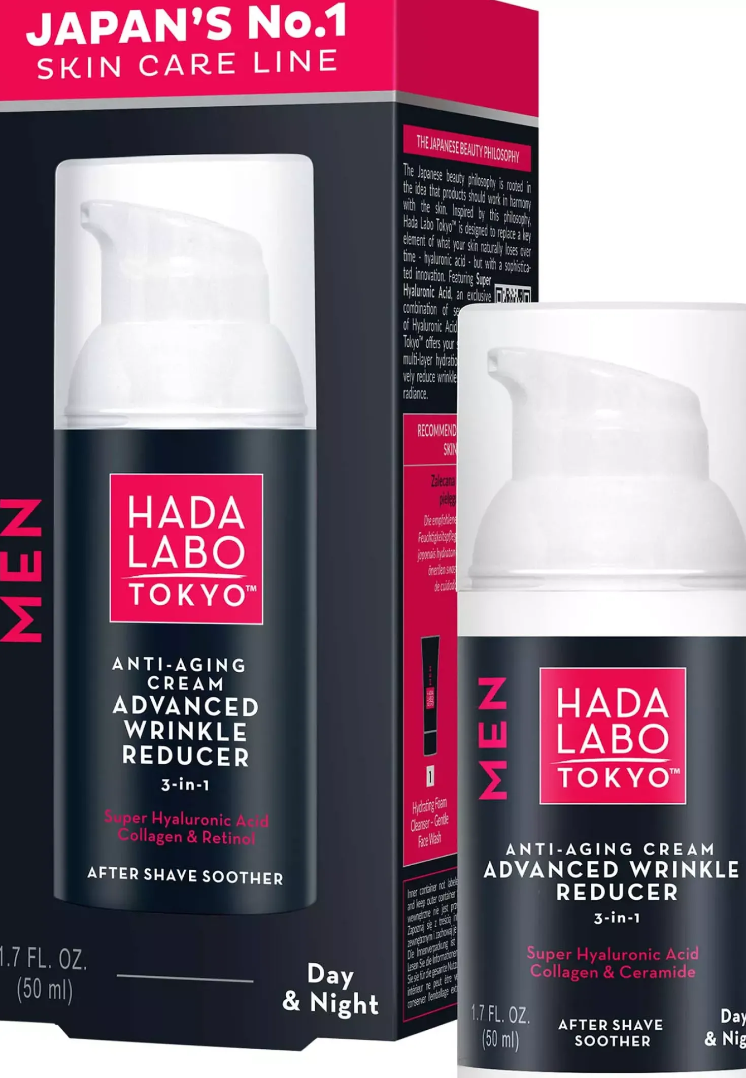 Hada Labo Tokyo MEN Anti-Aging Cream Advanced Wrinkle Reducer 50 ml