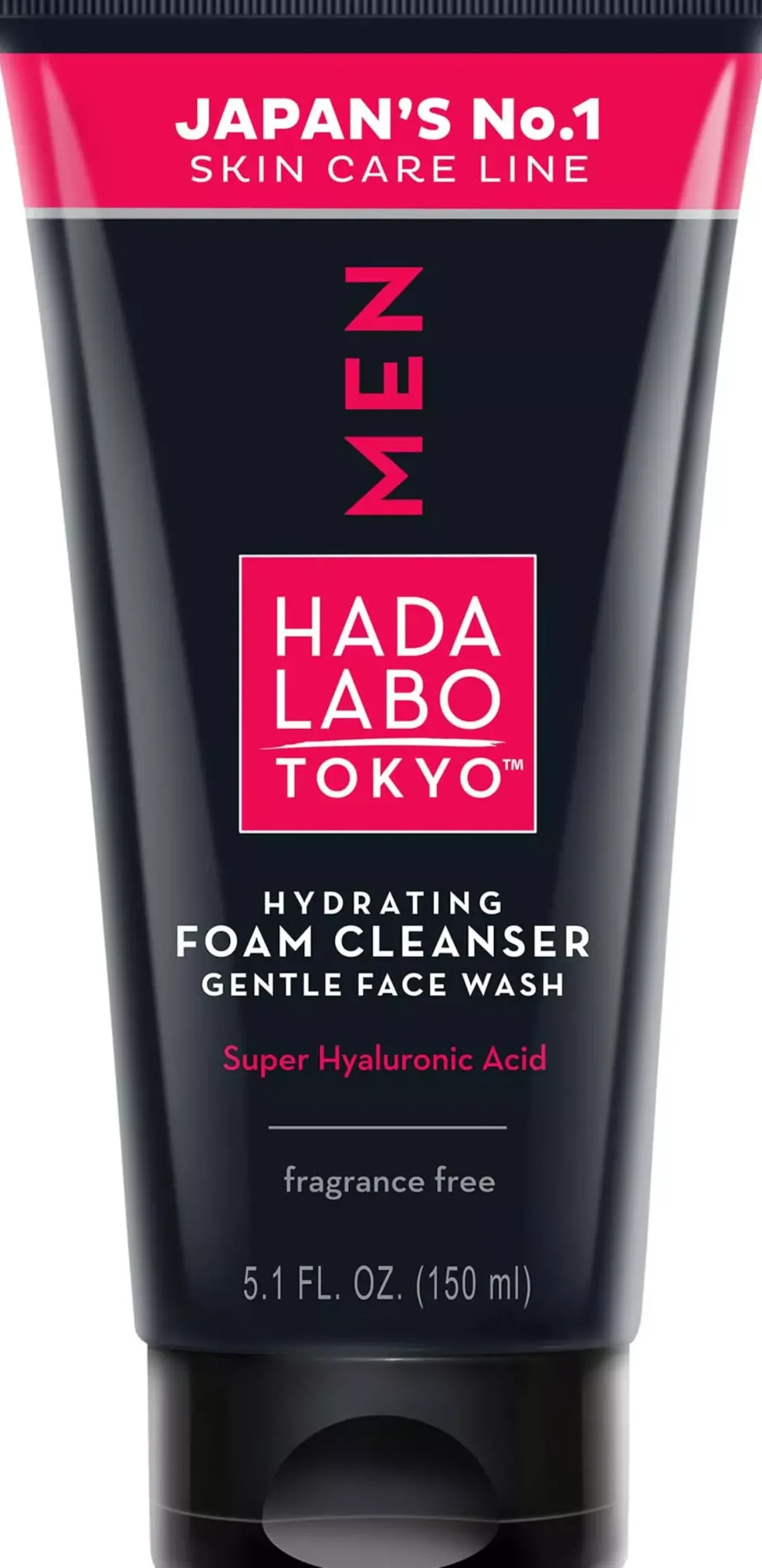Hada Labo Tokyo MEN Hydrating Foam Cleanser Gentle Face Wash 150 ml