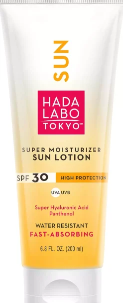 Hada Labo Tokyo Super Moisturizer Sun Lotion SPF 30 200 ml