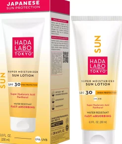 Hada Labo Tokyo Super Moisturizer Sun Lotion SPF 30 200 ml