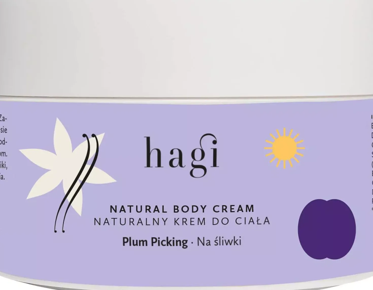 Hagi Natural Body Cream Plum Picking 200 ml