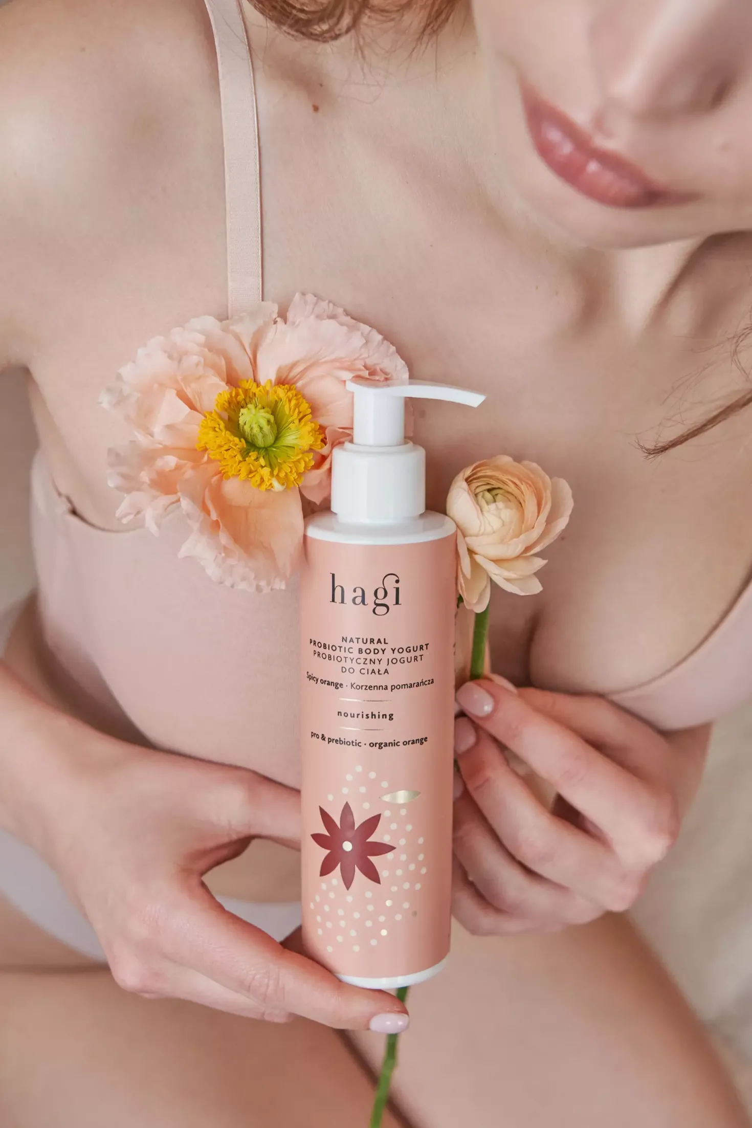 Hagi Natural Probiotic Nourishing Body Yogurt Spicy Orange 200 ml
