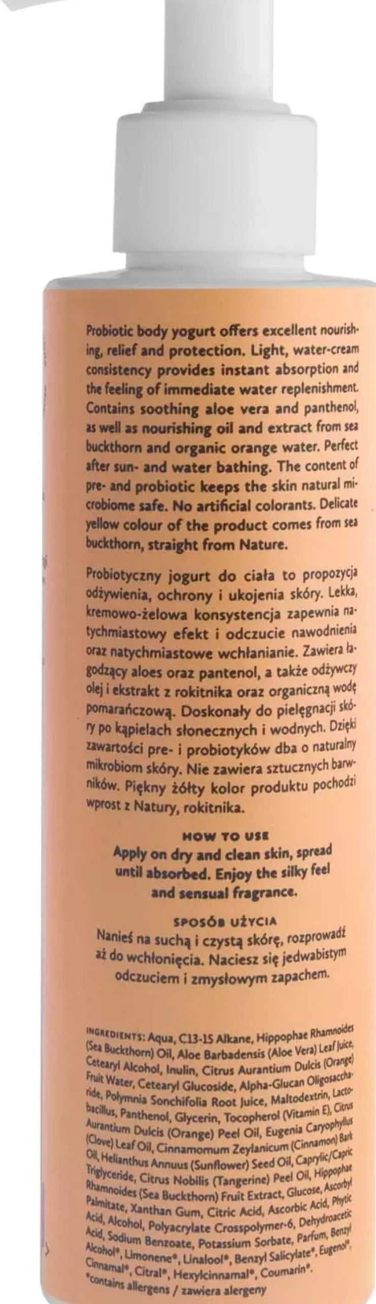 Hagi Natural Probiotic Nourishing Body Yogurt Spicy Orange 200 ml