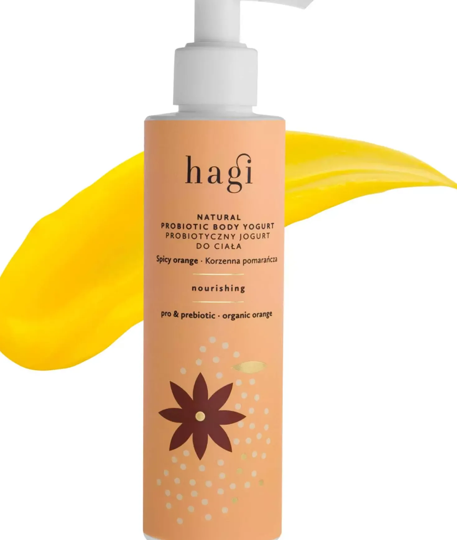 Hagi Natural Probiotic Nourishing Body Yogurt Spicy Orange 200 ml